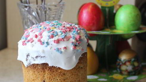 кулич из венского теста