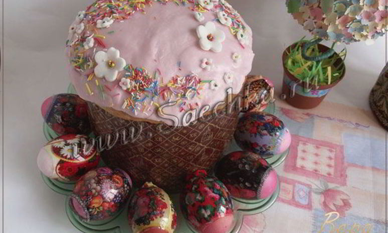 Рецепт кулича на сметане