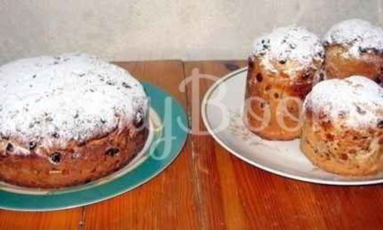 Рецепт кулича пасхального с мартини