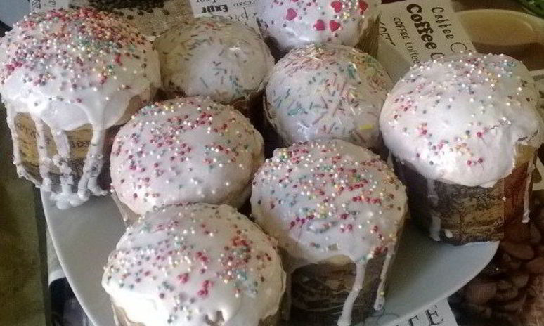 Рецепт кулича с грецким орехом и изюмом