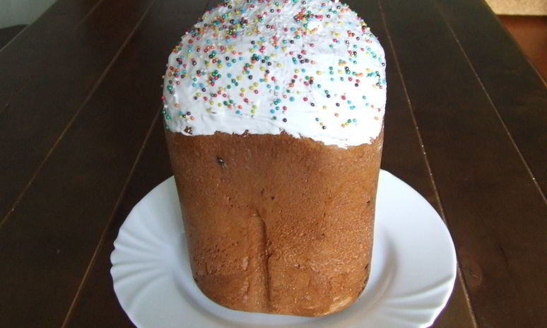 Рецепт кулича в хлебопечке