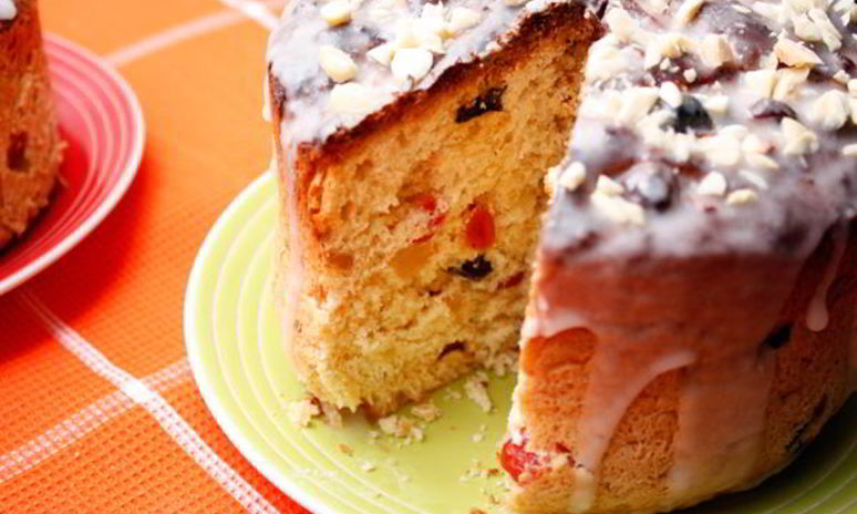 Рецепт миндального кулича