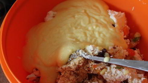 нежнейшая ванильная пасха с миндалем и цукатами