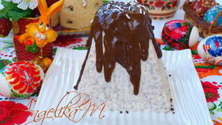 Пасха с тертым шоколадом