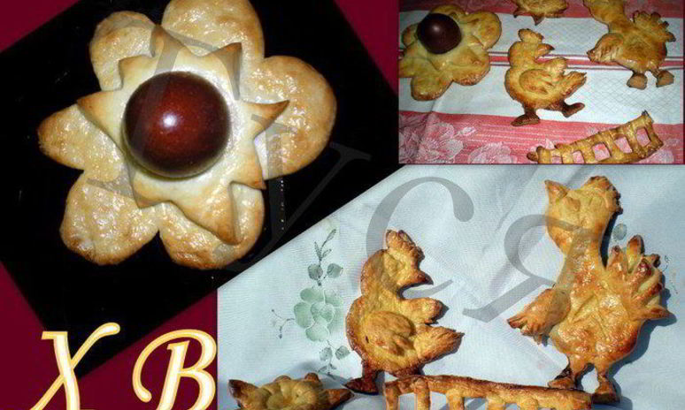 Рецепт пасхальной курочки и запеченые яйца
