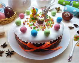 Пасхальный кулич-кекс Симнель