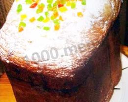 Пасхальный кулич Параскина паска в хлебопечке