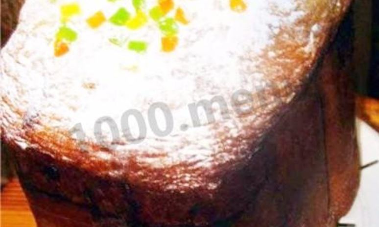 Рецепт пасхального кулича параскины паски в хлебопечке