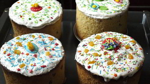 пасхальные куличи на топленом молоке