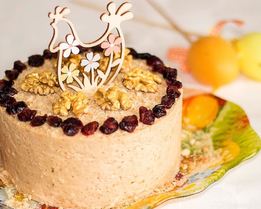 Творожная карамельная Пасха