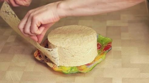 творожная карамельная пасха