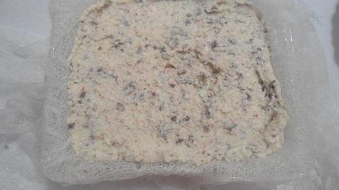 творожная пасха без яиц с тертым шоколадом