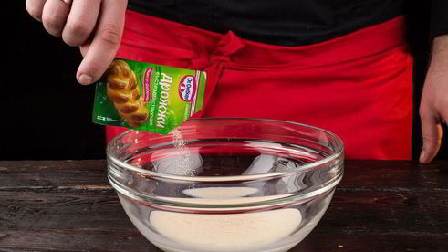 творожный кулич с курагой