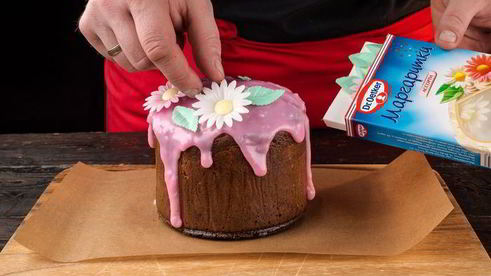 творожный кулич с курагой