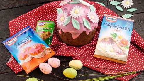 творожный кулич с курагой