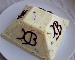 Ванильная творожная пасха