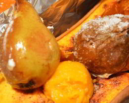 Простой десерт из запеченной тыквы