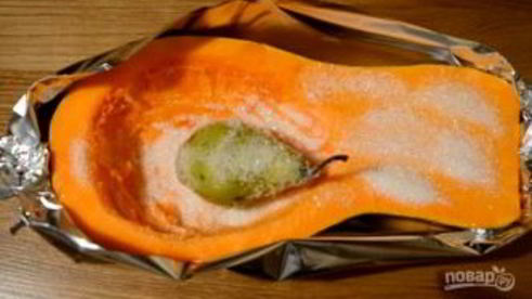 простой десерт из запеченной тыквы