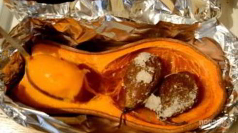 простой десерт из запеченной тыквы