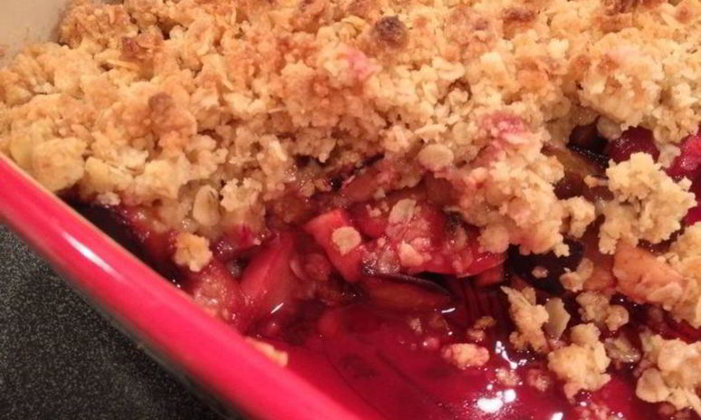 Рецепт сентябрьского крамбла