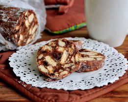 Шоколадная колбаса со сгущенкой