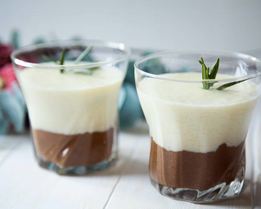 Шоколадно-мятный десерт из кускуса