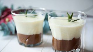 Шоколадно-мятный десерт из кускуса