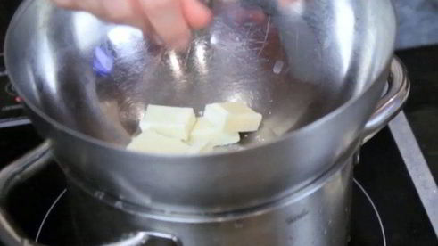 шоколадно-мятный десерт из кускуса