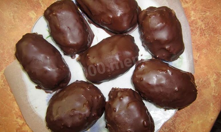 Рецепт шоколадного глазированного сырка