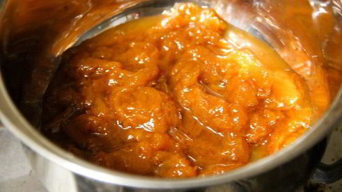 абрикосовое суфле в корзиночках