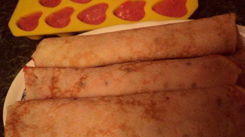 блинчики с ягодным суфле