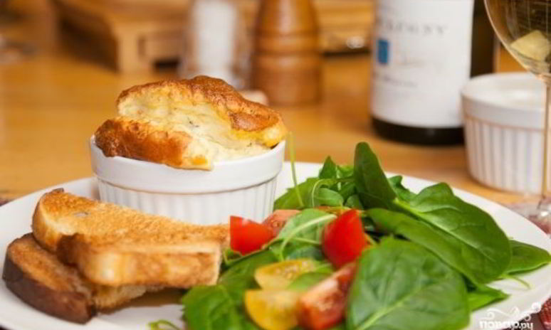 Рецепт крабового суфле