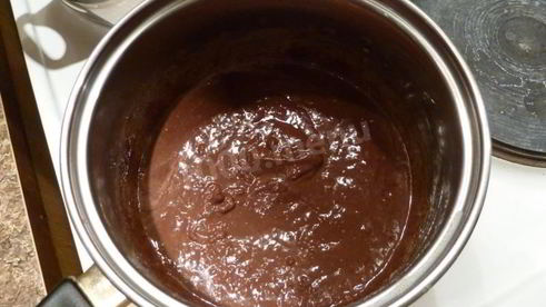 шоколадное суфле с ванильным вкусом