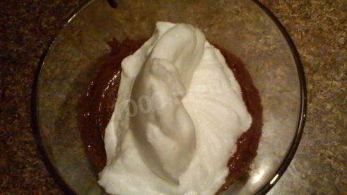 шоколадное суфле с ванильным вкусом