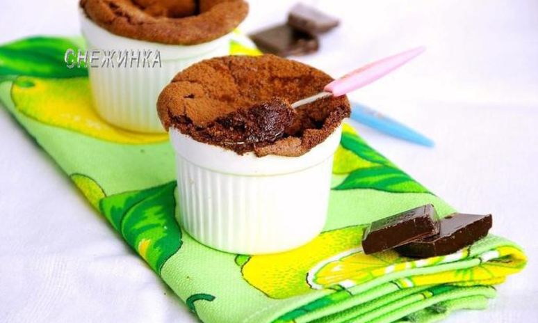 Рецепт шоколадного суфле