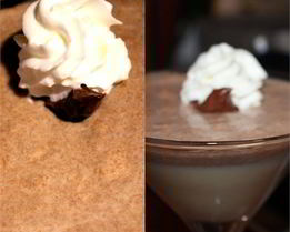 Сливочное суфле из двух шоколадов