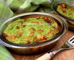 Суфле из брокколи и двух видов сыра