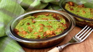 Суфле из брокколи и двух видов сыра