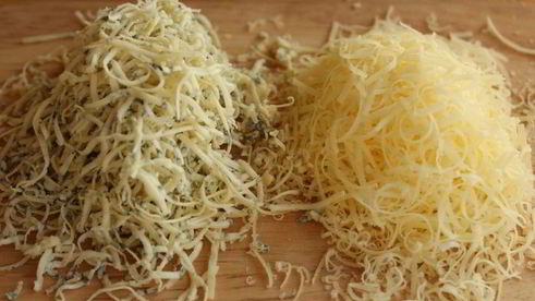 суфле из брокколи и двух видов сыра