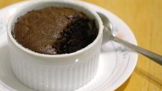 Суфле из черного шоколада