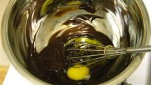 суфле из черного шоколада