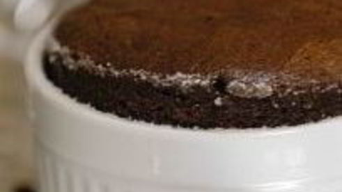 суфле из черного шоколада