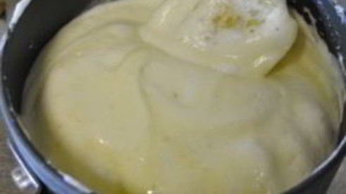 суфле из голубого сыра