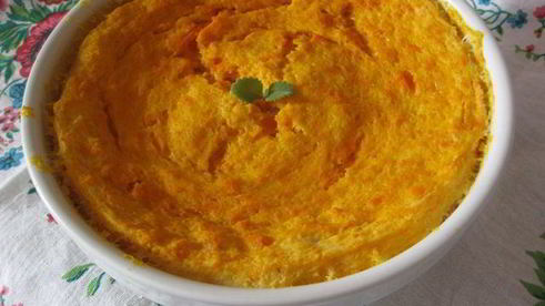 суфле из моркови и творога