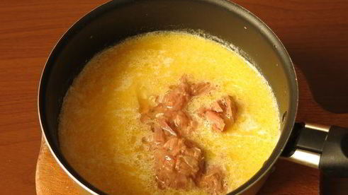 суфле с тунцом елочный шар