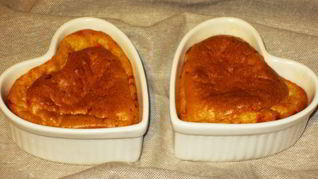 Сырное суфле Горячие сердца