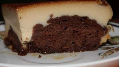 торт-суфле карамельно-молочный