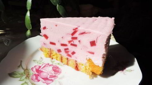 торт-суфле малиновый звон