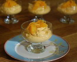 Творожное суфле с апельсином