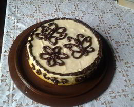 Творожный торт-суфле Нежность